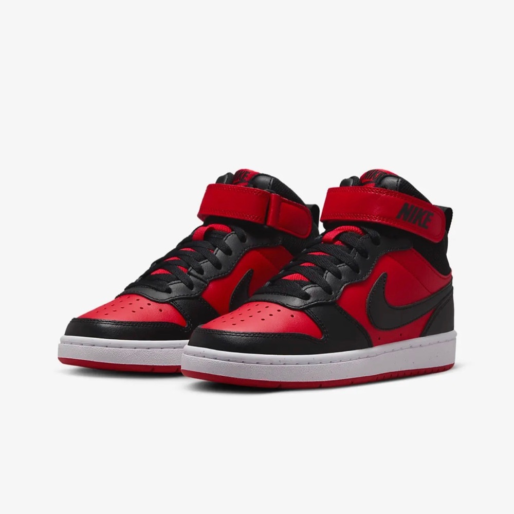 Excellent Condition NIKE Court Borough Mid 2 Big Size 4Y Kids Shoes